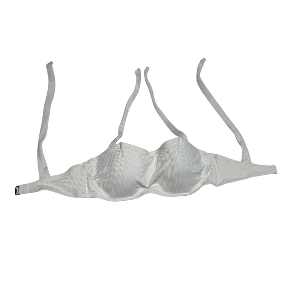 Shade & Shore White Swim Bra